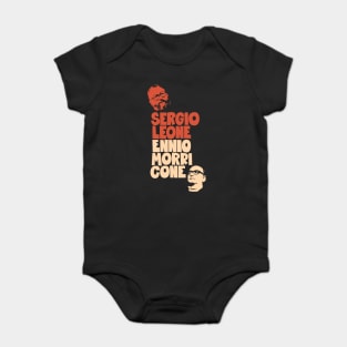 Sergio Leone and Enio Morricone - Maestros Unite Baby Bodysuit